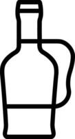 Flasche trinken Symbol Symbol Bild. Illustration von das trinken Wasser Flasche Glas Design Bild vektor