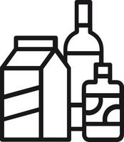 Flasche trinken Symbol Symbol Bild. Illustration von das trinken Wasser Flasche Glas Design Bild vektor