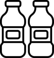 Flasche trinken Symbol Symbol Bild. Illustration von das trinken Wasser Flasche Glas Design Bild vektor