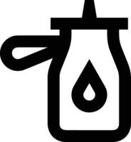 Flasche trinken Symbol Symbol Bild. Illustration von das trinken Wasser Flasche Glas Design Bild vektor