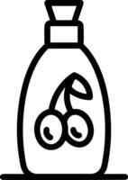 Flasche trinken Symbol Symbol Bild. Illustration von das trinken Wasser Flasche Glas Design Bild vektor