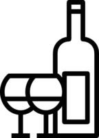 Flasche trinken Symbol Symbol Bild. Illustration von das trinken Wasser Flasche Glas Design Bild vektor