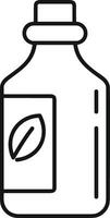 Flasche trinken Symbol Symbol Bild. Illustration von das trinken Wasser Flasche Glas Design Bild vektor