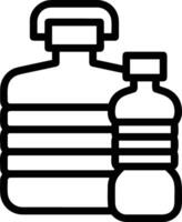 Flasche trinken Symbol Symbol Bild. Illustration von das trinken Wasser Flasche Glas Design Bild vektor