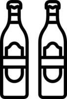 Flasche trinken Symbol Symbol Bild. Illustration von das trinken Wasser Flasche Glas Design Bild vektor