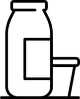 Flasche trinken Symbol Symbol Bild. Illustration von das trinken Wasser Flasche Glas Design Bild vektor