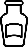 Flasche trinken Symbol Symbol Bild. Illustration von das trinken Wasser Flasche Glas Design Bild vektor