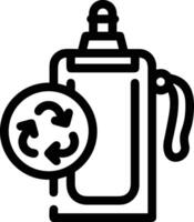 Flasche trinken Symbol Symbol Bild. Illustration von das trinken Wasser Flasche Glas Design Bild vektor