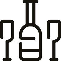 Flasche trinken Symbol Symbol Bild. Illustration von das trinken Wasser Flasche Glas Design Bild vektor