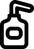 Flasche trinken Symbol Symbol Bild. Illustration von das trinken Wasser Flasche Glas Design Bild vektor