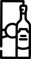 Flasche trinken Symbol Symbol Bild. Illustration von das trinken Wasser Flasche Glas Design Bild vektor