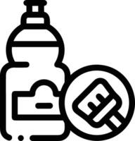 Flasche trinken Symbol Symbol Bild. Illustration von das trinken Wasser Flasche Glas Design Bild vektor