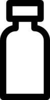 Flasche trinken Symbol Symbol Bild. Illustration von das trinken Wasser Flasche Glas Design Bild vektor