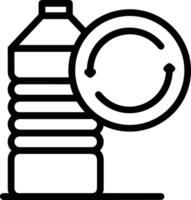 Flasche trinken Symbol Symbol Bild. Illustration von das trinken Wasser Flasche Glas Design Bild vektor