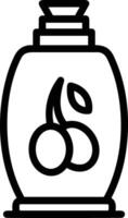 Flasche trinken Symbol Symbol Bild. Illustration von das trinken Wasser Flasche Glas Design Bild vektor