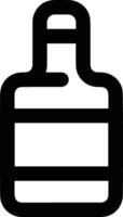 Flasche trinken Symbol Symbol Bild. Illustration von das trinken Wasser Flasche Glas Design Bild vektor