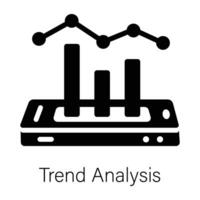 modisch Trend Analyse vektor