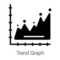Trendige Trendgrafik vektor