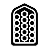 modisch Moschee Glas vektor