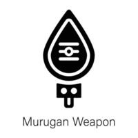 modisch Murugan Waffe vektor