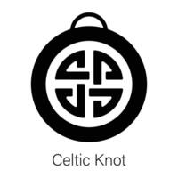 modisch keltisch Knoten vektor