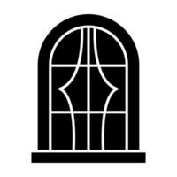 Fenster-Glyphen-Symbol vektor