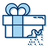 gebrochen Geschenk Box Symbol, verschiedene Geschenk Kisten vektor