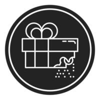 gebrochen Geschenk Box Symbol, verschiedene Geschenk Kisten vektor