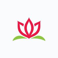 Schönheit Lotus Blumen Logo Vorlage Symbol vektor