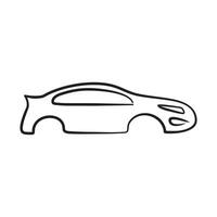 Auto Linie Auto Logo Symbol Design vektor