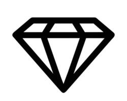 Diamant-Icon-Design vektor