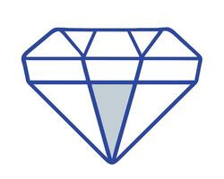 Diamant-Icon-Design vektor