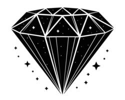 Diamant-Icon-Design vektor