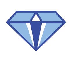 Diamant-Icon-Design vektor