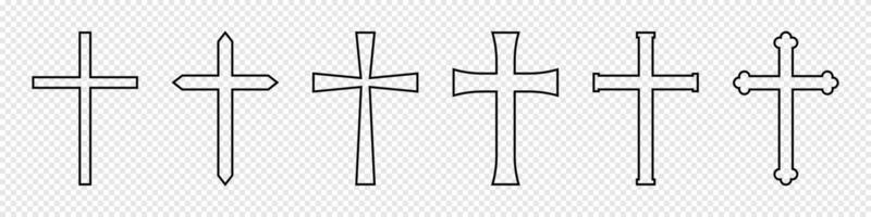 Religion Kreuz Symbol vektor