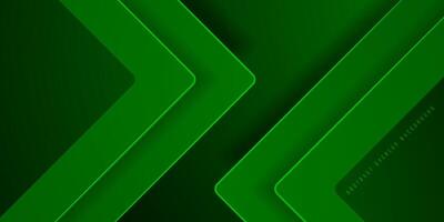abstrakt Grün Papierschnitt Hintergrund Vorlage mit Dreieck Überlappung Muster. Grün Hintergrund mit stark Schatten Design. eps10 vektor
