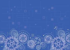 abstrakt Ausrüstung Rad Mechanismus Hintergrund. Maschine Technologie vektor