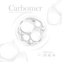 Carbomer Serum Haut Pflege kosmetisch vektor