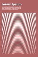 modern Streifen optisch Kunst Welle . Hintergrund Illustration vektor