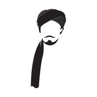 islamisch Turban Symbol Illustration Design Vorlage vektor