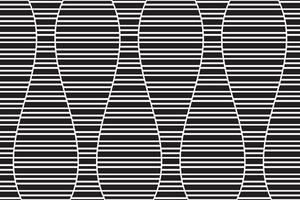 enkel abstrakt svart Färg sömmar geometrisk linje mönster svart och vit rader och cirklar på en svart bakgrund vektor