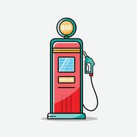 de illustration av gas station vektor