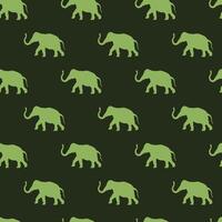 abstrakt Elefant bilden nahtlos Muster Design vektor
