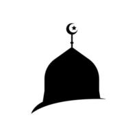 Moschee-Symbol. Designvorlagenvektor vektor