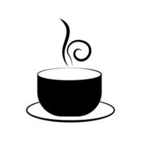 Kaffeetasse-Symbol. Designvorlagenvektor vektor