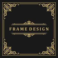 Jahrgang Rahmen Rand Ornament und Vignetten wirbelt Dekoration mit Teiler Vorlage Illustration vektor
