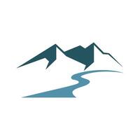 Berg, Vulkan, Gipfel, Gipfel Symbol Logo Vorlage Illustration Design. eps 10. vektor