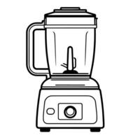 sauber Gliederung Symbol von ein Essen Mixer, perfekt zum Küche Gerät Entwürfe. vektor