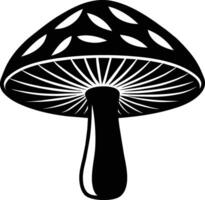 Pilz Silhouette Illustration Design vektor