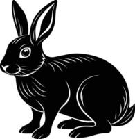 Hase Silhouette Illustration Design vektor